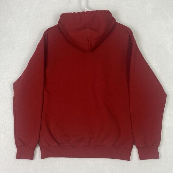 NFL Tampa Bay Buccaneers Sweater Mens Medium Red Hoodie Sweatshirt Pullover - Picture 2 of 6